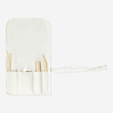 CLAY TOOL SET IN CANVAS ROLL BAG