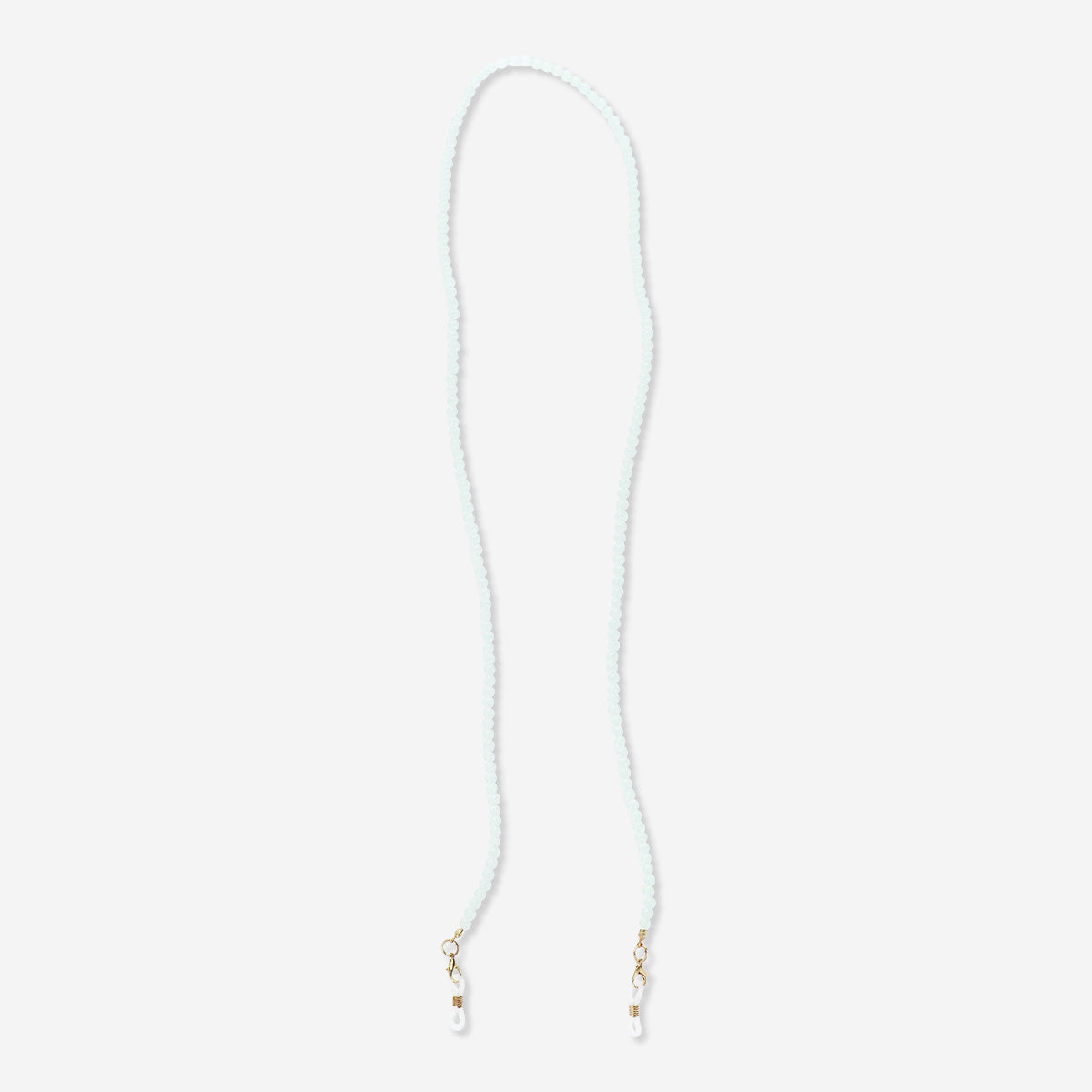 CHAIN FOR GLASSES PEARLS GREEN