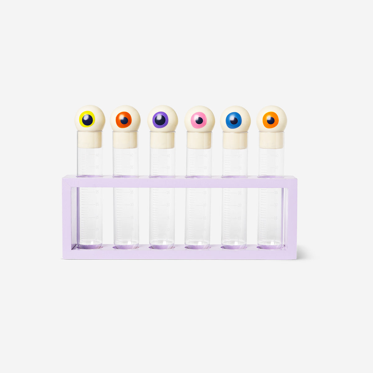 TEST TUBES REUSABLE 6 PCS INCL HOLDER