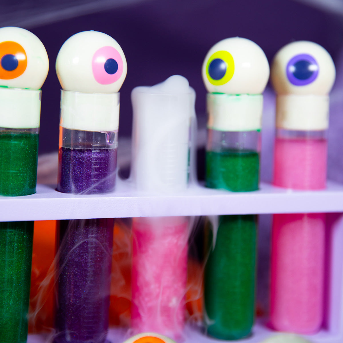 TEST TUBES REUSABLE 6 PCS INCL HOLDER