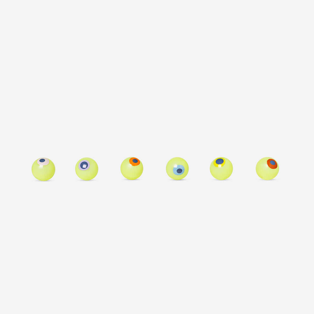EYEBALLS GLOW IN THE DARK 6 PCS