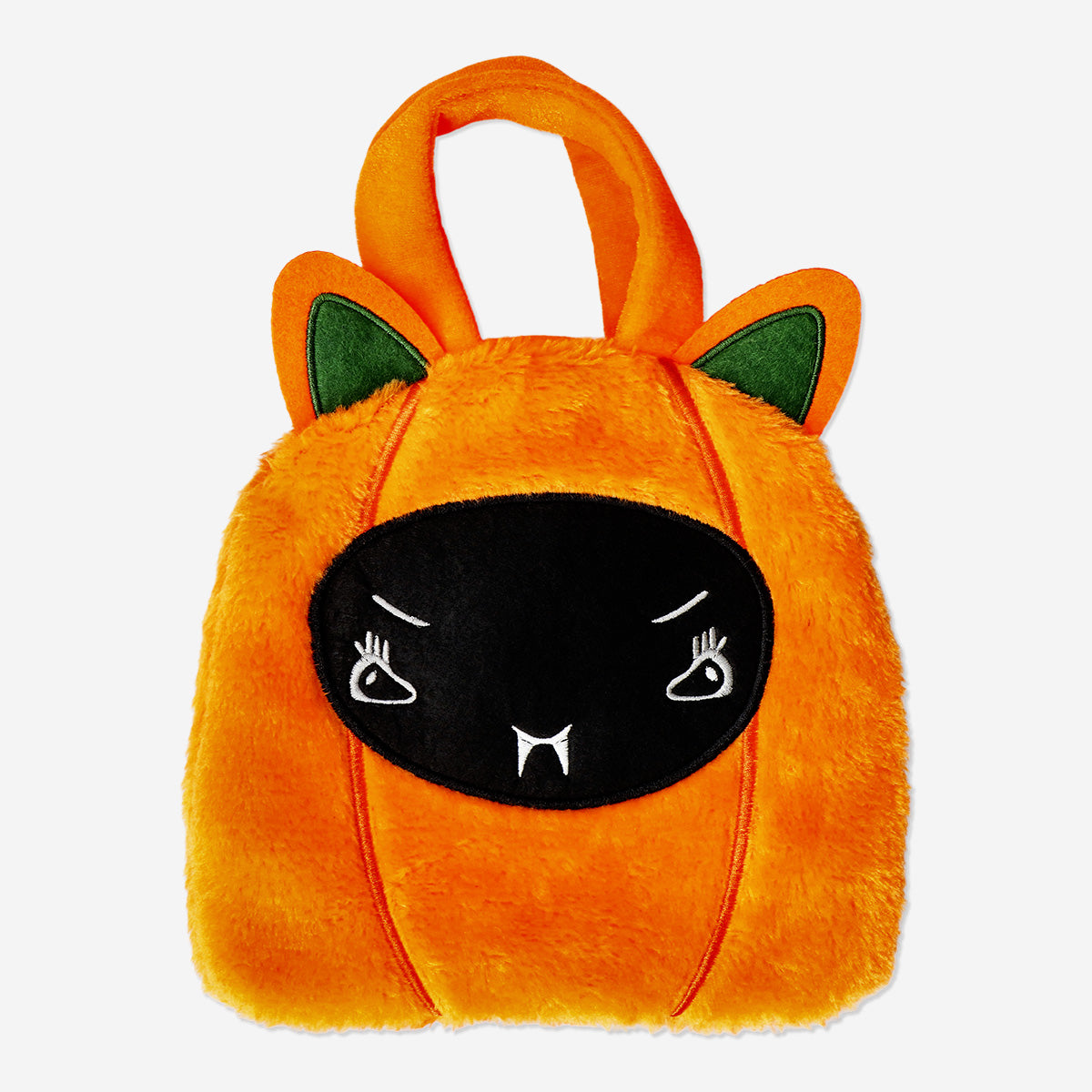 Turuncu Peluş Balkabağı Çanta