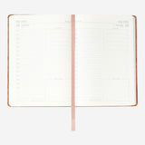 CALENDAR 2025 A5 DAY CORAL RECYCLED LEATHER EN