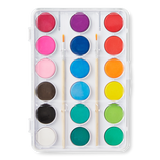 WATER COLOR 18 PALET, 2 BRUSHES