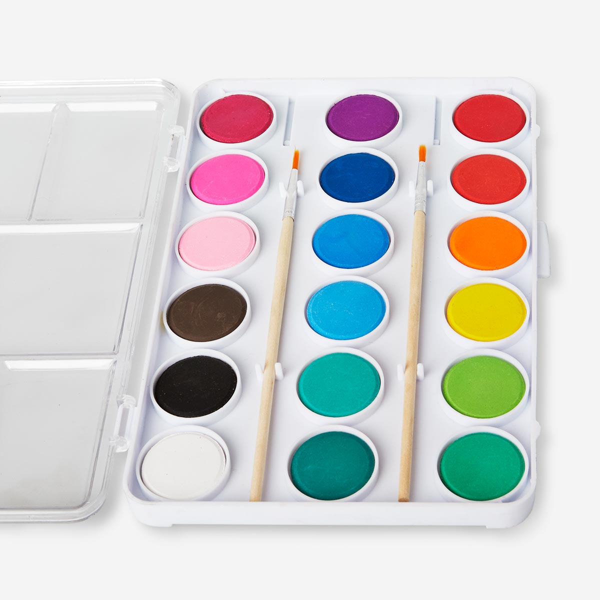 WATER COLOR 18 PALET, 2 BRUSHES