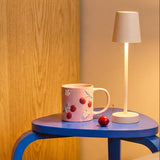 Pink mug with cherries - 350 ml