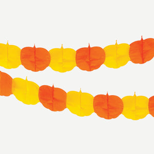 Paper pumpkin garland - 300 cm 