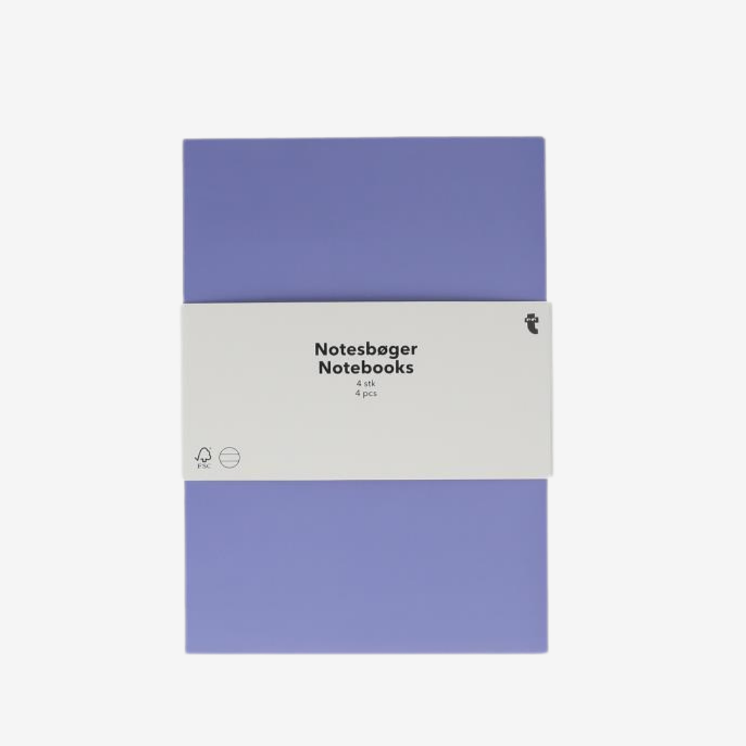 4'lü Çok Renkli Defter Seti