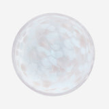 BOWL GLASS SMALL COLORED DOTS DESIGN