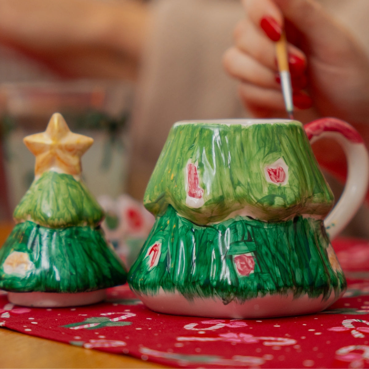 Kendin Yap Yılbaşı Temalı Kupa Seti