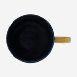 MUG WITH HANDLE EMBOSSED MOON