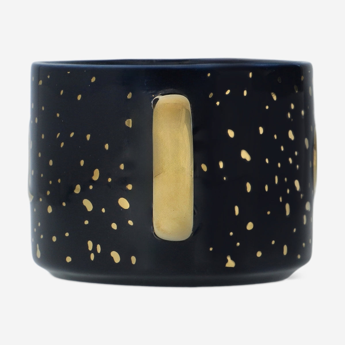 MUG WITH HANDLE EMBOSSED MOON