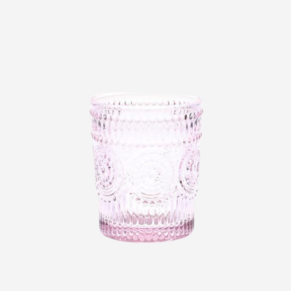 Pembe Dokulu Cam Bardak