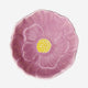 BOWL FLOWER Ø9XH3,8CM STONEWARE MAROON