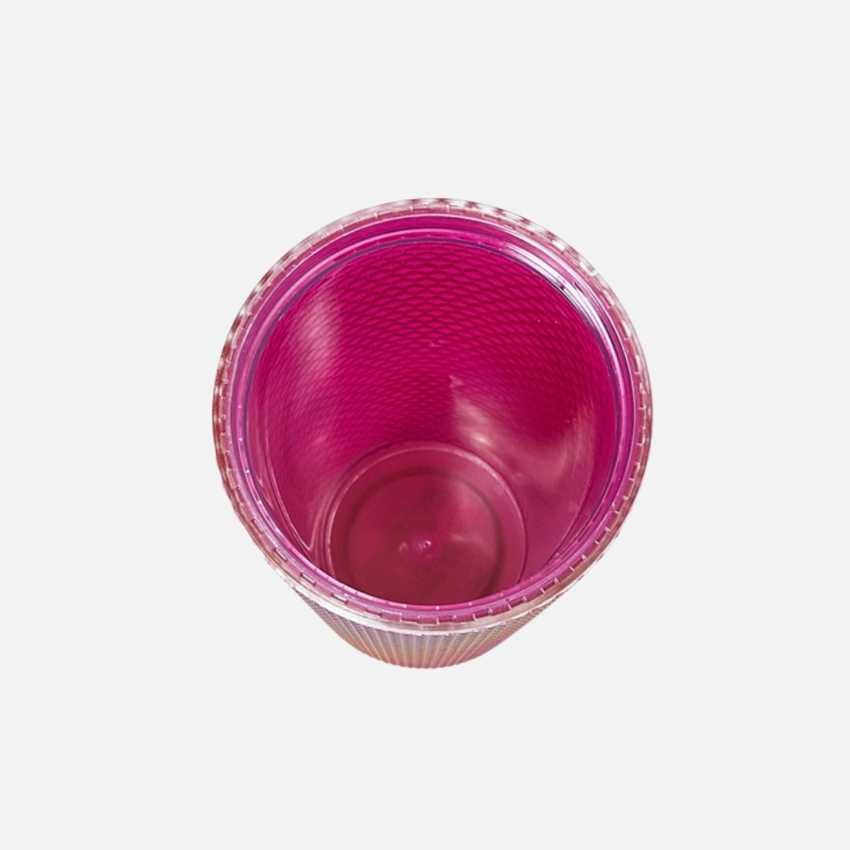 CUP W STRAW BIG SIZE DIAMOND LOOK PINK