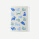 NOTEBOOK A5 REMOVABLE COVER PLASTIC ZIP CAT