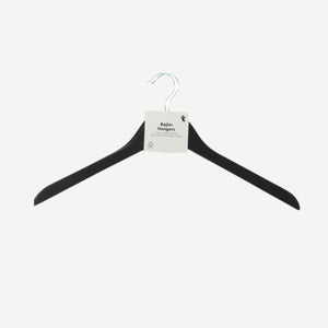 Black wooden hangers - 2 pcs