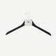 Black wooden hangers - 2 pcs