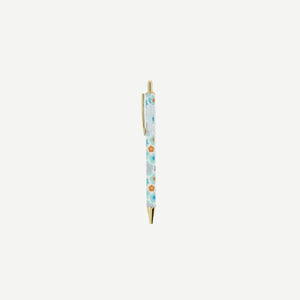 PEN BALL POINT PUSH METAL MINT FLOWER