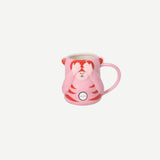 MUG WITH HANDLE MONKEY SHAPE PINK