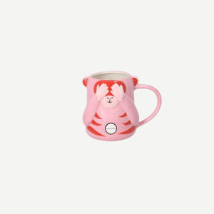 Maymun Şeklinde Pembe Kupa