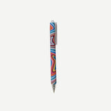 PEN BALL POINT PUSH BLUE WAVE