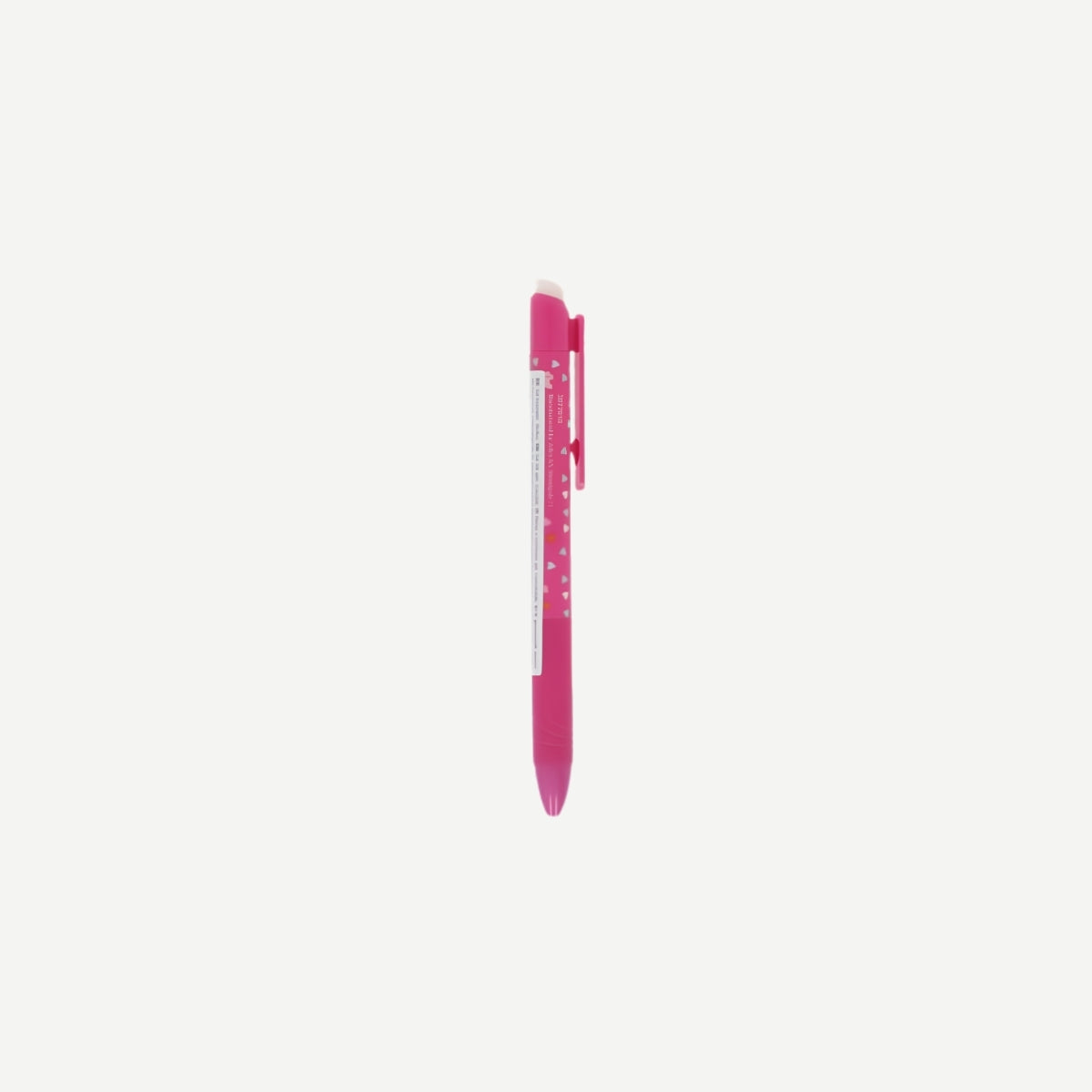 PEN ERASABLE GEL PINK HEART