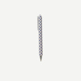 PEN BALL POINT PUSH PURPLE CHECK