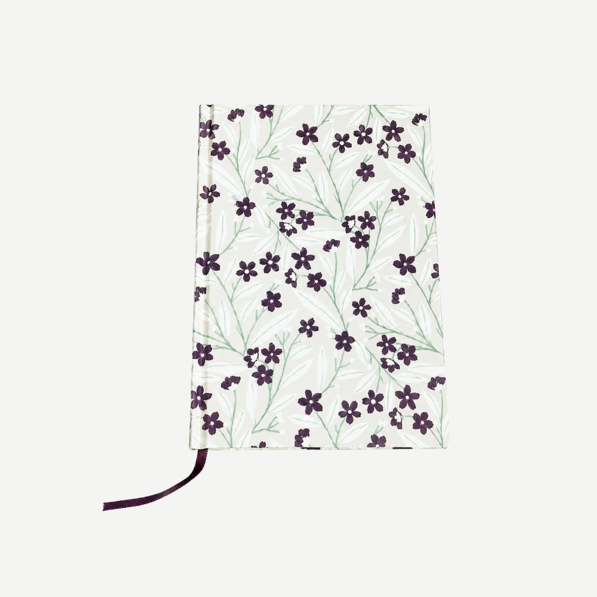 Bordo Çiçekli Defter