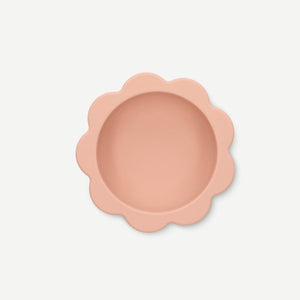 Pembe Çiçek Şeklinde Mama Tabağı