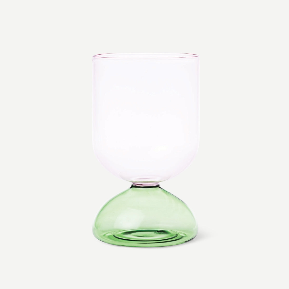 WINEGLASS PINK AND GREEN