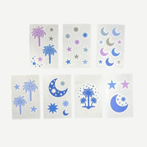 WINDOW STICKERS REMOVEABLE RAMADAN CHARACTERS