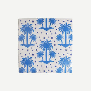 Palmiye Ağacı Desenli Kağıt Peçete 16'lı