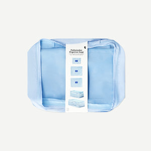 5 Parçalı Mavi Çanta Düzenleyici Seti