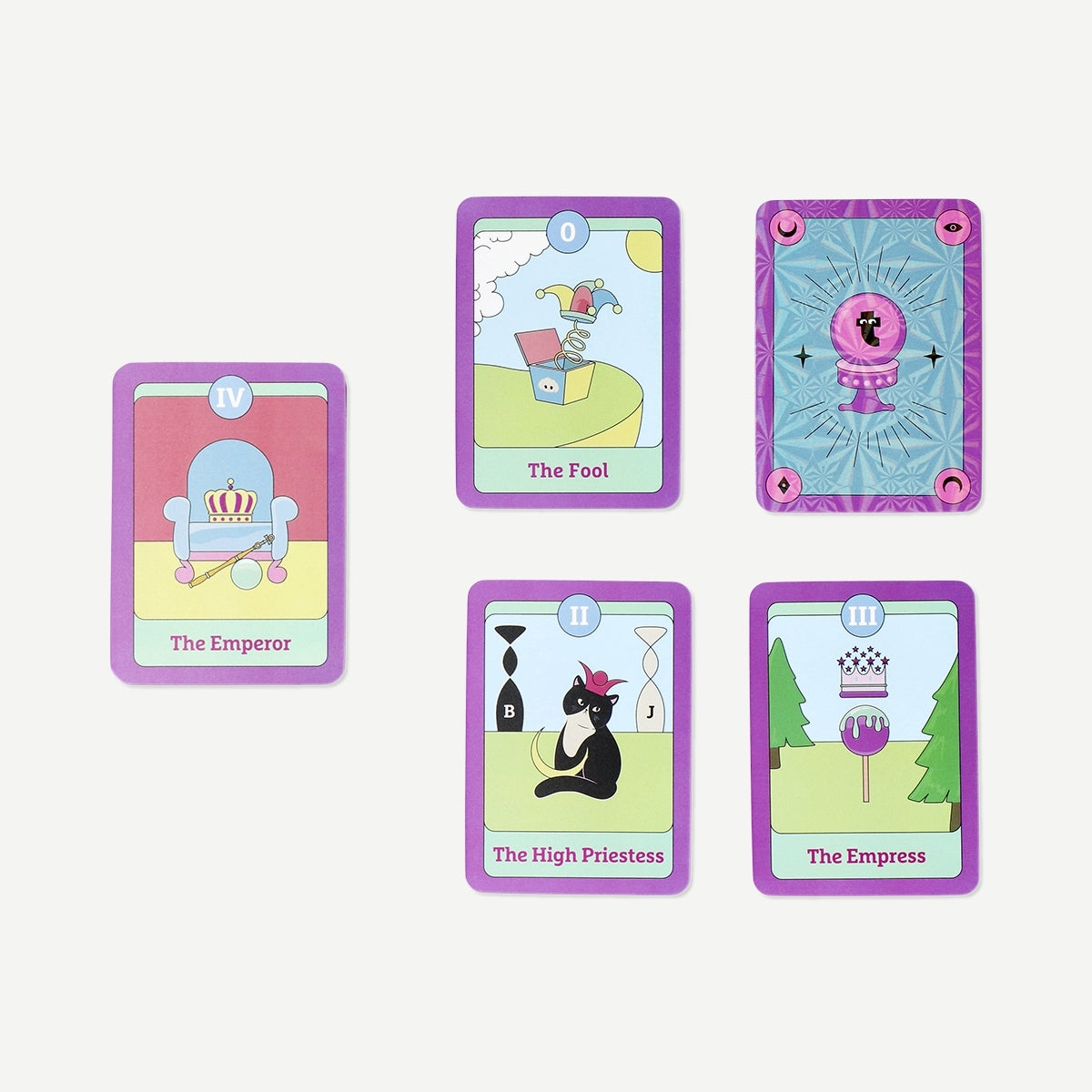 Çok Renkli Tarot Kartları