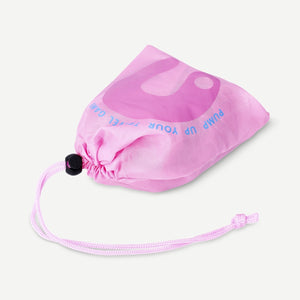 Pembe Şişirilebilir Seyahat Yastığı