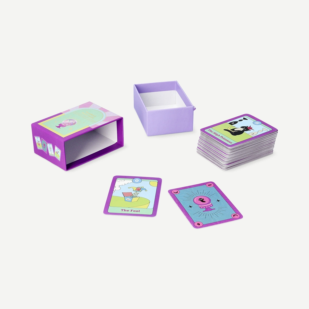 Çok Renkli Tarot Kartları