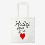 FTC TOTE BAG HALLØJ IZMIR, BEIGE