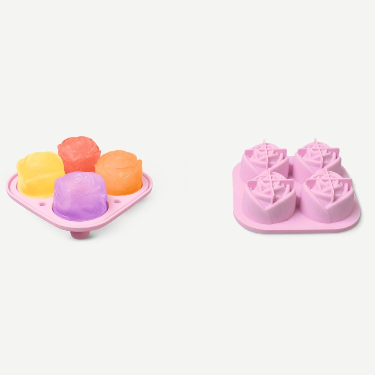 Çiçek Şeklinde Kapaklı Buz Kalıbı