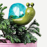 Solar cell snail lamp
