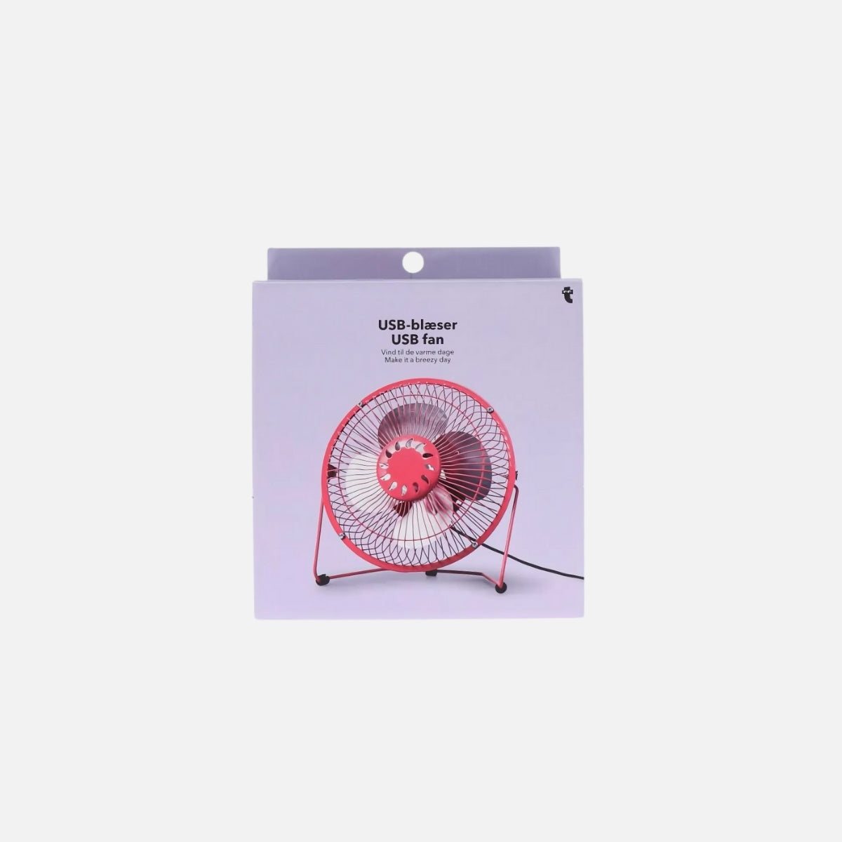 Pembe Metal Masaüstü Vantilatörü