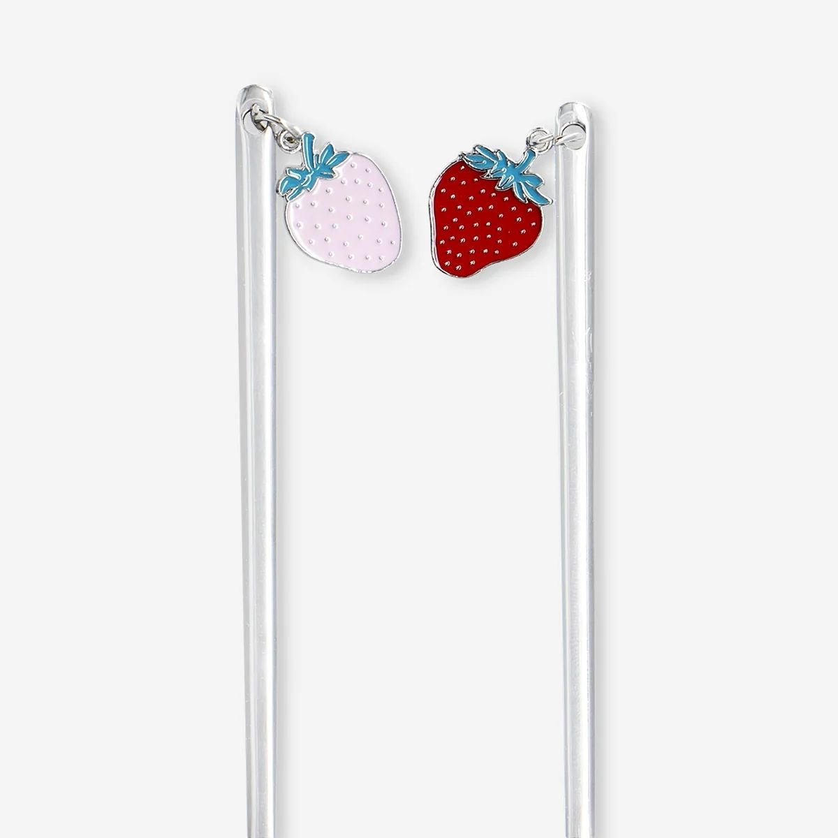 Çilek Detaylı 2'li Tatlı Kaşığı