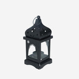 LANTERN METAL MEDIUM BLACK