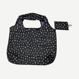 TOTE BAG FOLDABLE BLACK AOP T