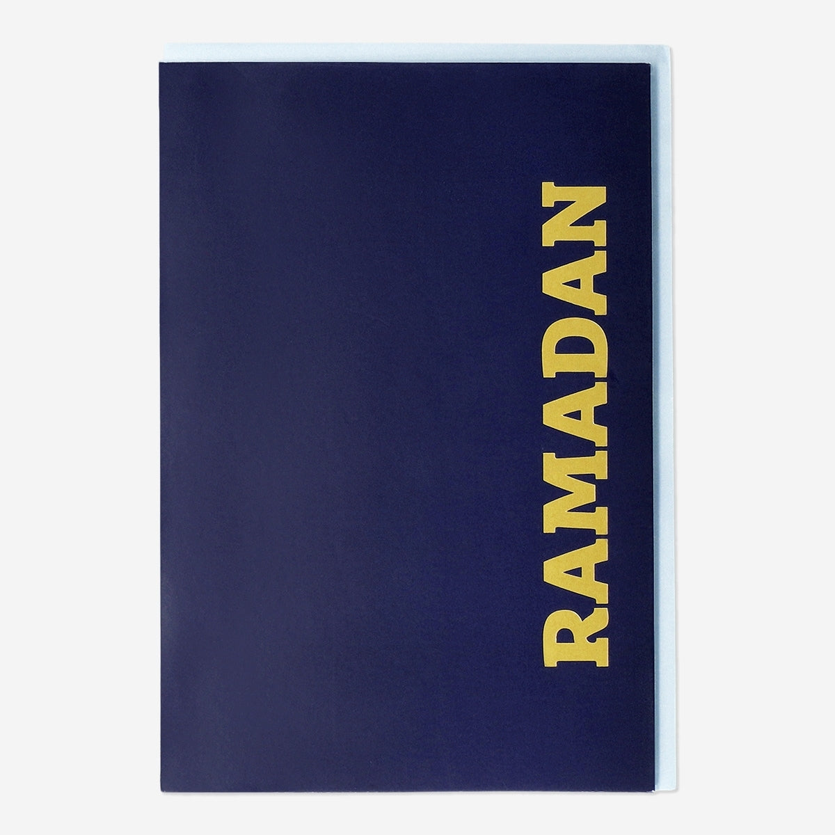 CARD W ENVELOPE RAMADAN BLUE