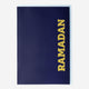 CARD W ENVELOPE RAMADAN BLUE