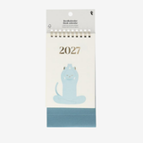 CALENDAR 2027 MONTHLY DESK SPIRAL TALL
