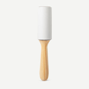 Lint roller with extras and wood handle - 4 pcs