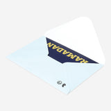 CARD W ENVELOPE RAMADAN BLUE