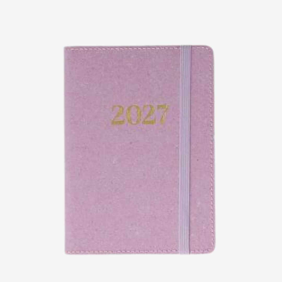 Pembe A5 Günlük Ajanda 2027
